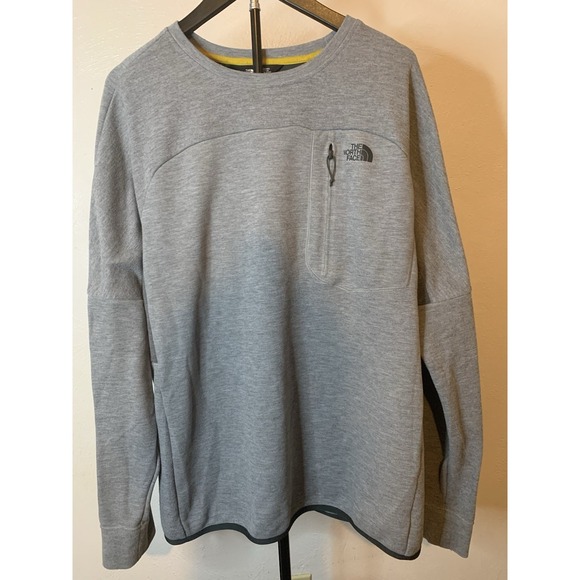 The North Face Other - The North Face Tech Fleece Crewneck Sweatshirt Mens XL Grey Chest Pocket Vent